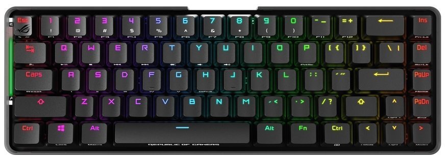 

ASUS ROG Falchion PBT Cherry MX RGB Red US (90MP01Y0-BKUA00), Чёрный