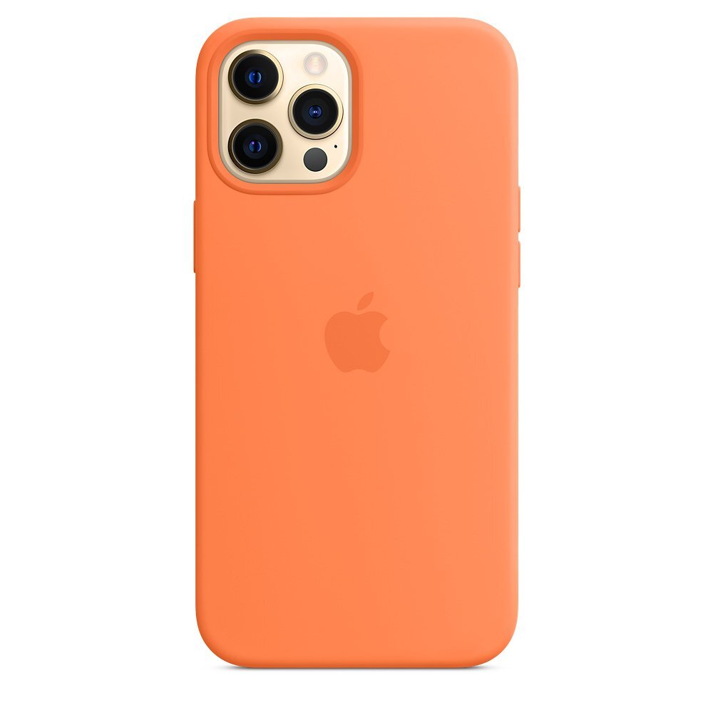 

APPLE для iPhone 12 Pro Max Silicone Case with MagSafe Kumquat (MHL83ZE/A), Оранжевый