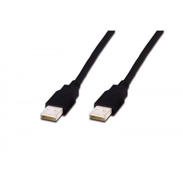 

DIGITUS USB 2.0 (AM/AM) 1.8m, black (AK-300100-018-S)