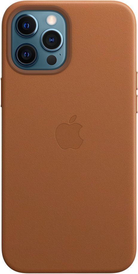 

APPLE iPhone 12 Pro Max Leather Case with MagSafe Saddle Brown (MHKL3ZE/A), Коричневый