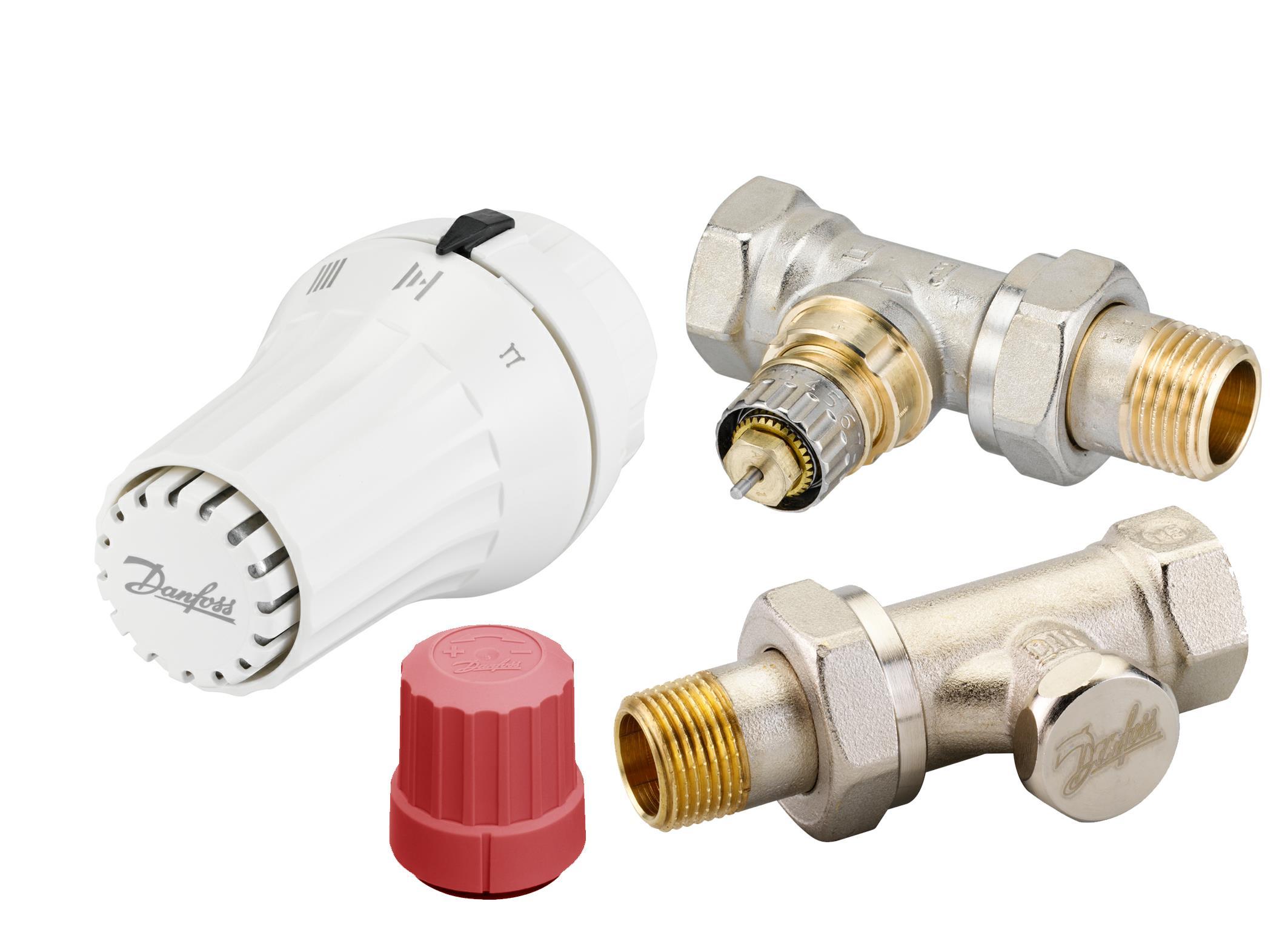 

DANFOSS Комплект терморегуляторных клапанов с преднастройкой прямой (013G5174)