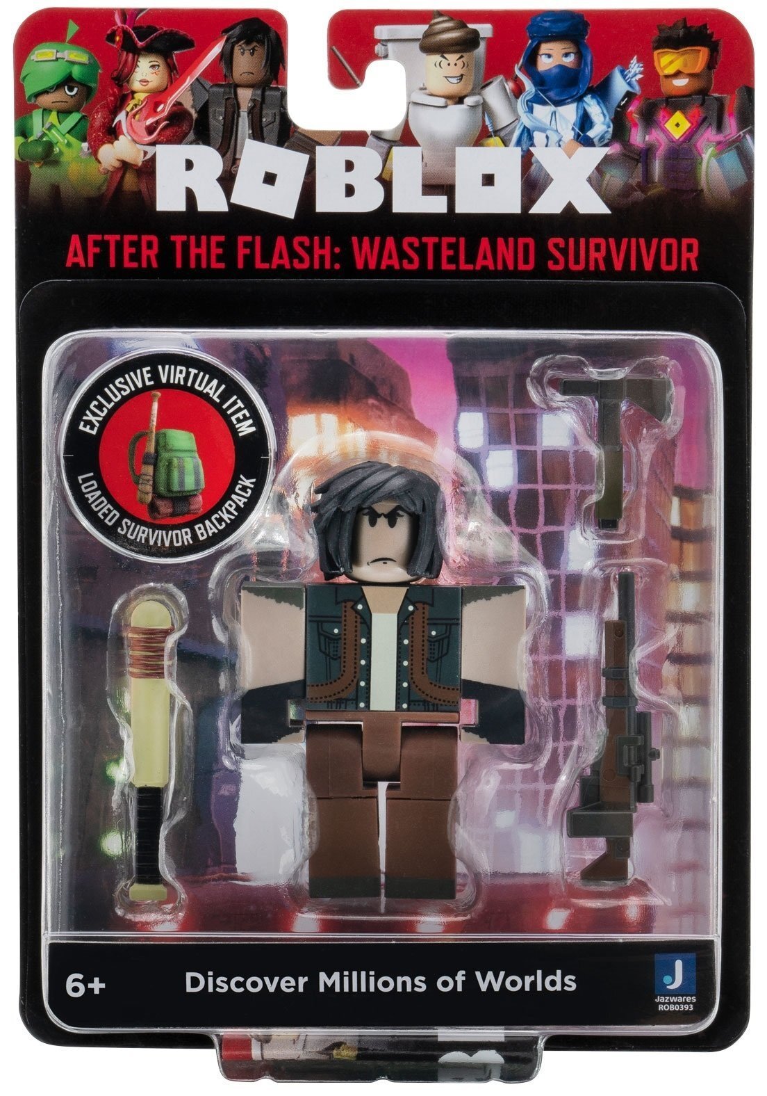 

Jazwares Roblox Core Figures After the Flash: Wasteland Survivor W9 (ROB0393), Разноцветный