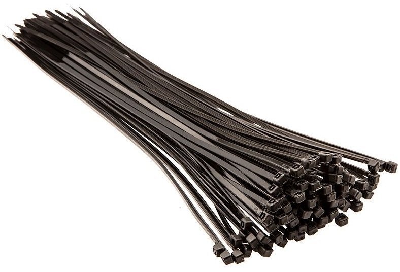 

TOP TOOLS черный, 3.6x300 мм, пластик, 100 шт. (44E960), Чёрный