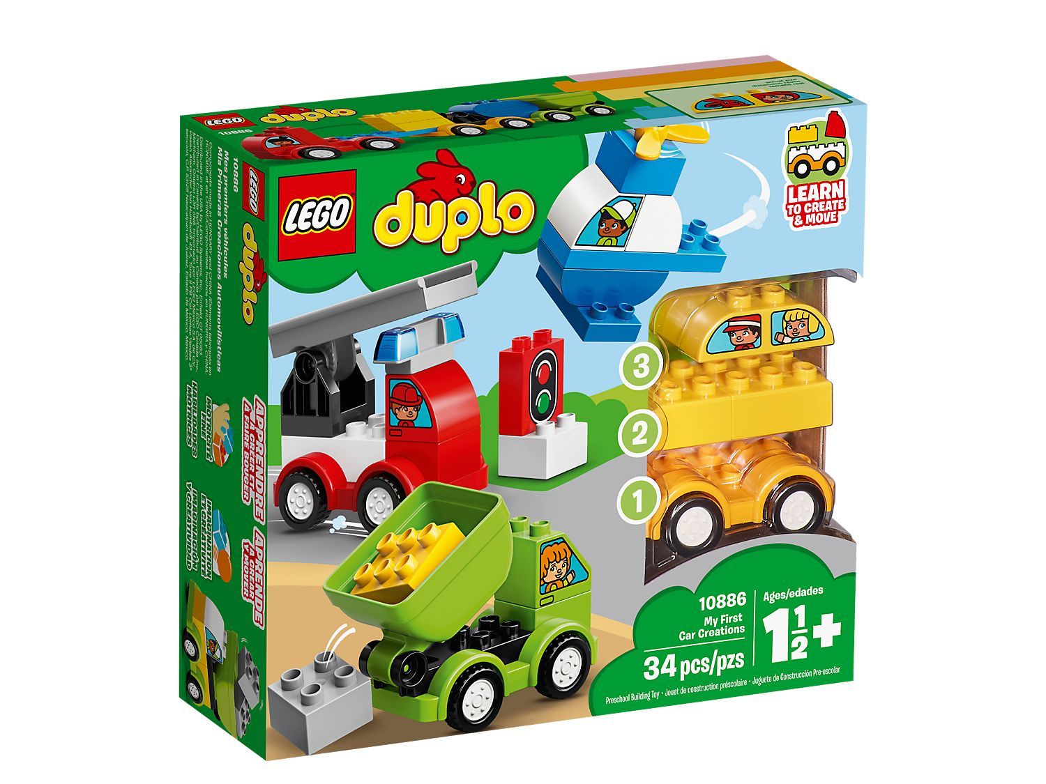 

LEGO Duplo Мои первые машины (10886)