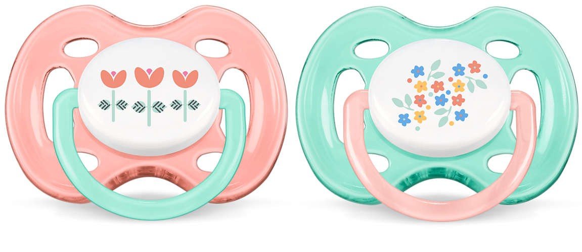

PHILIPS AVENT для девочек 0-6 мес. 2 шт (SCF172/02), Розовый