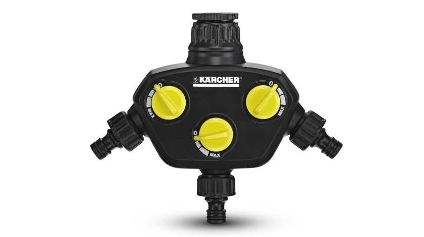 

KARCHER для полива трехканальный (2.645-200.0), Чёрный;черный (с желтыми вставками)