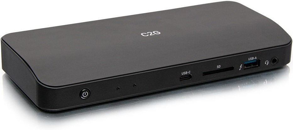 

C2G USB-C Thunderbolt 3 DP, Ethernet, USB, SD, mini jack, Power Delivery до 85W (C2G80926), Чёрный