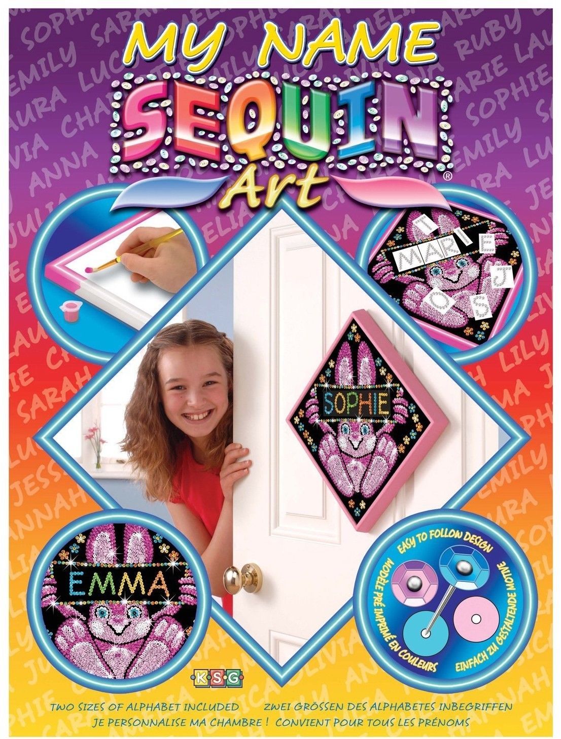 

Sequin Art MY NAME Bunny (SA1009