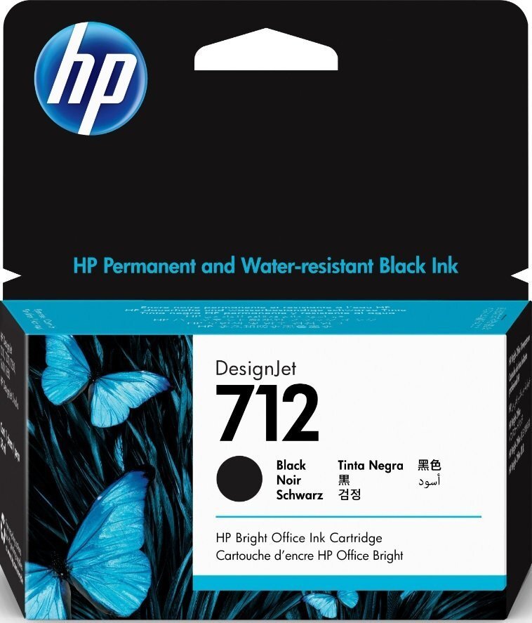 

HP No.712 DesignJet Т230/Т630 Black 38ml (3ED70A)