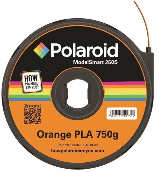 

POLAROID 1.75мм/0.75кг PLA ModelSmart 250s, оранжевый (3D-FL-PL-6019-00)