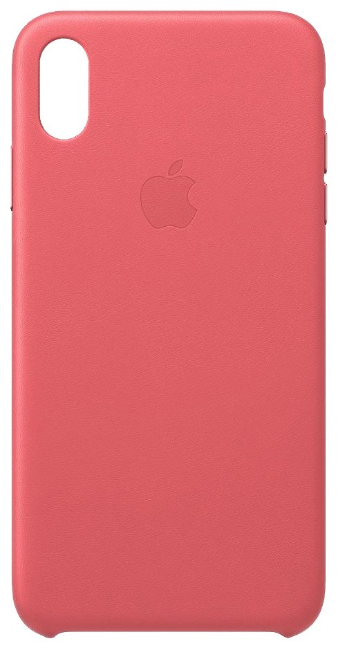 

APPLE Leather Case для iPhone XS Max Peony Pink (MTEX2ZM/A, Розовый