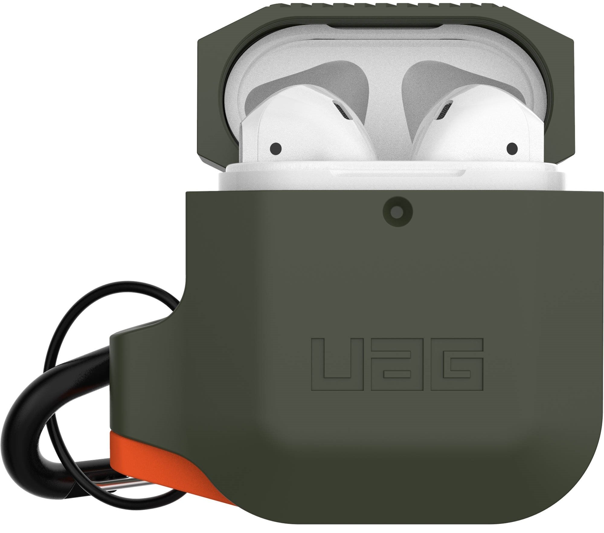 

UAG для Airpods Silicone Olive Drab/Orange (10185E117297)