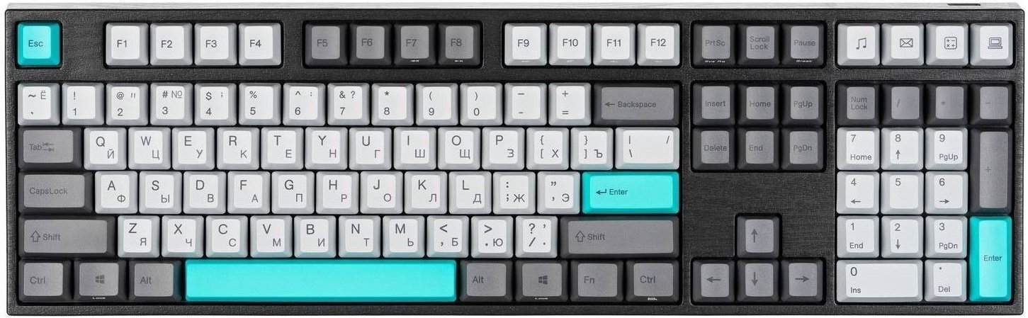 

Varmilo MA108M Moonlight, EC Sakura V2 (MA108MO2W/LLPN2RB), Чёрный
