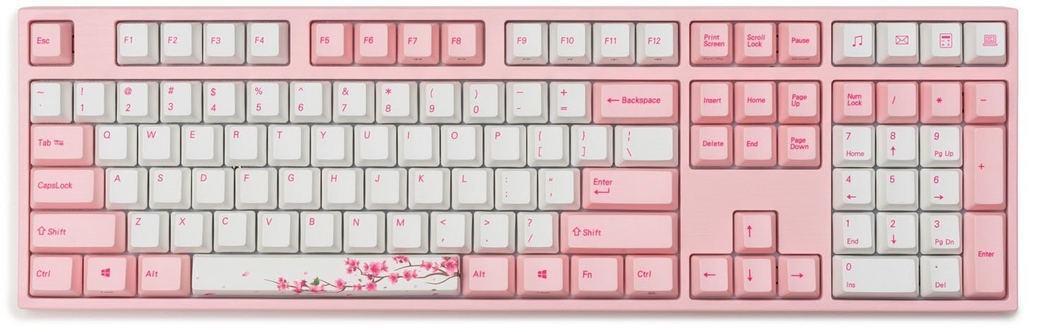 

Varmilo VA108M Sakura Cherry MX Speed Silver (VA108MS2P/WP88RA), Розовый