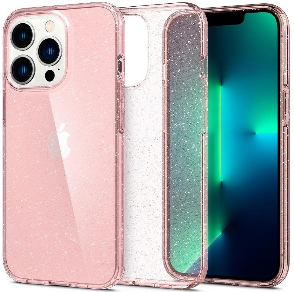 

Spigen для Iphone 13 Pro Liquid Crystal Glitter Rose Quartz (ACS03256), Розовый