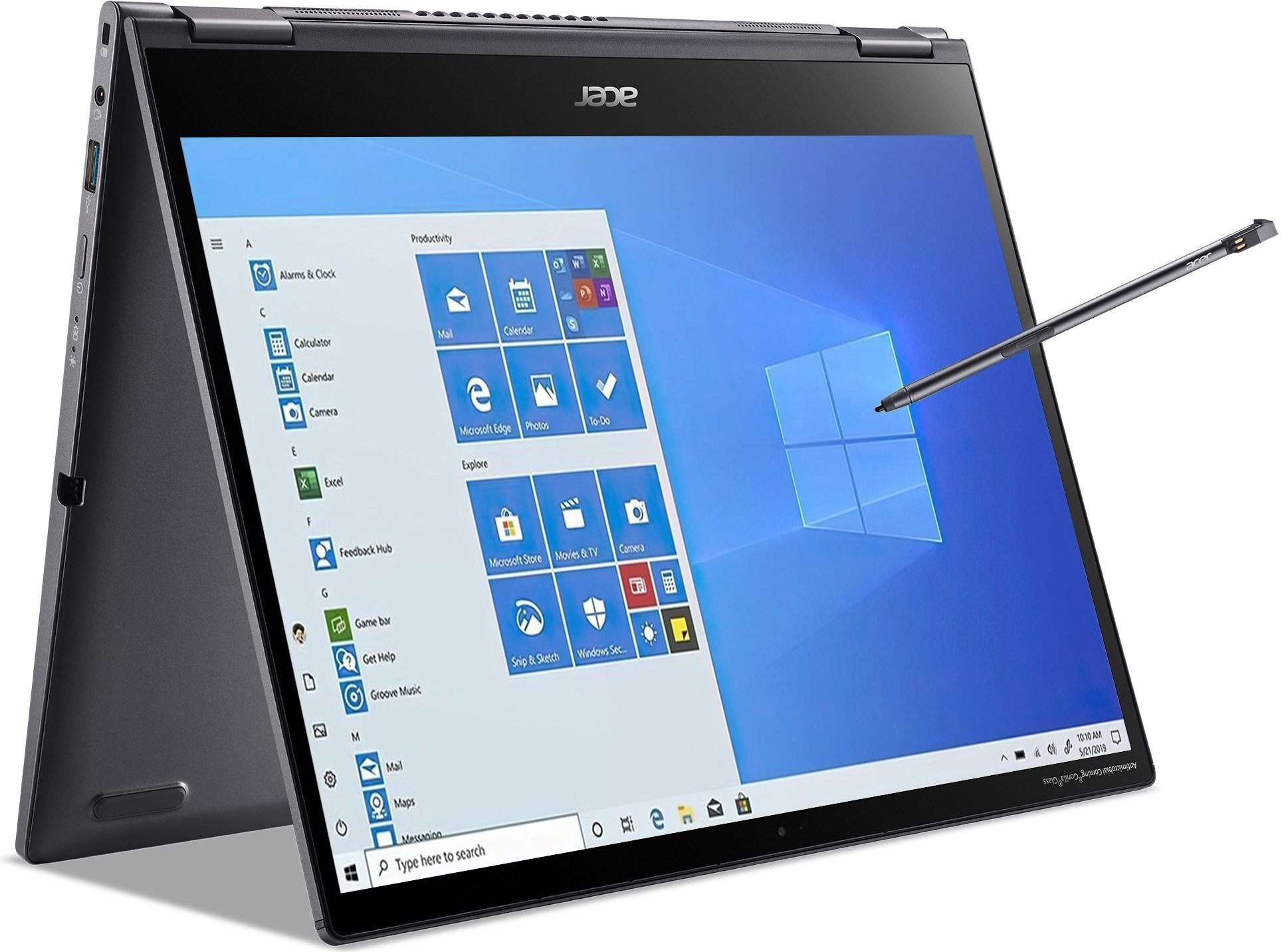 

ACER Spin 5 SP513-55N (NX.A5PEU.00G), Cерый