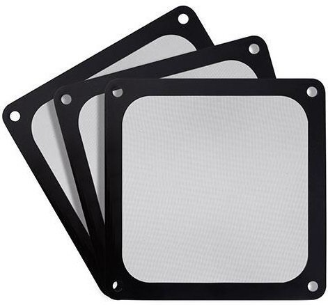 

SILVER STONE Пылевой магнитный фильтр для вентилятора FF123B3PACK (SST-FF123B3PACK), Чёрный