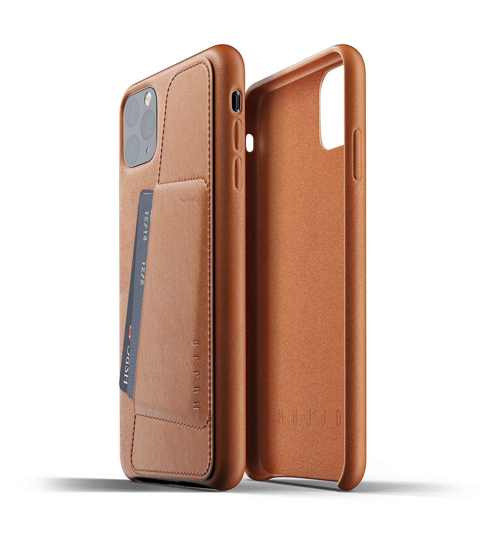 

MUJJO для iPhone 11 Pro Max Full Leather Wallet Tan (MUJJO-CL-004-TN)