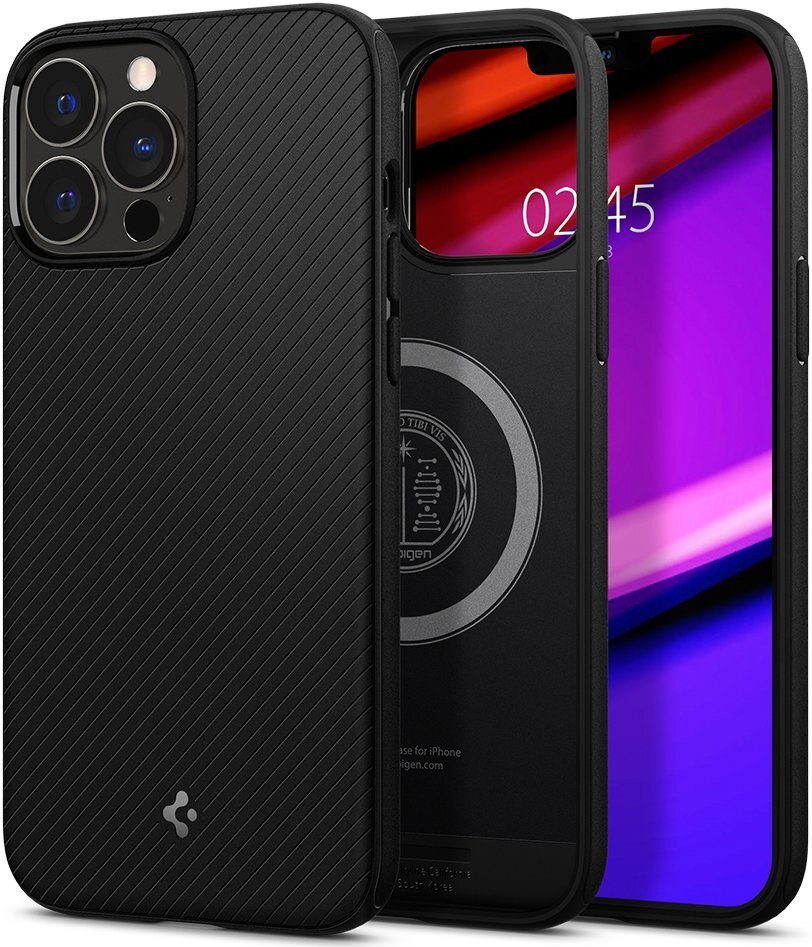 

Spigen для iPhone 13 Pro Mag Armor Matte Black (ACS03281), Чёрный