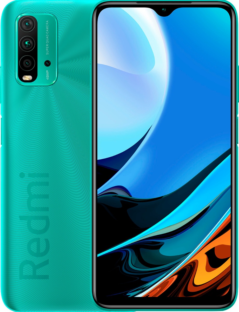 

XIAOMI Redmi 9T 4/64Gb Ocean Green, Зелёный