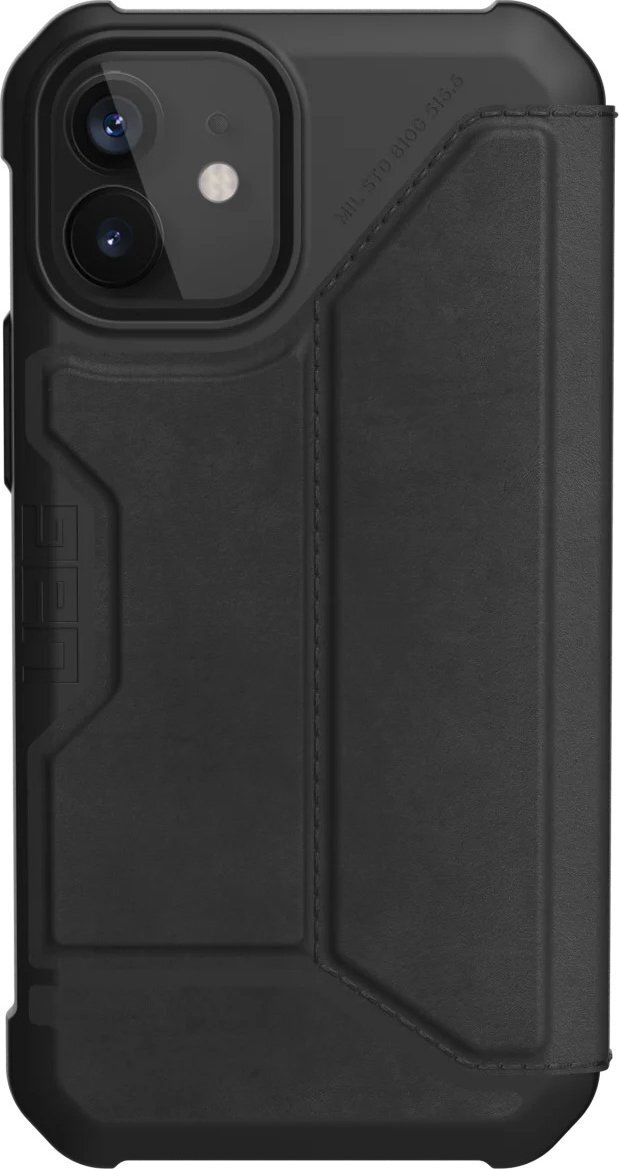 

UAG для iPhone 12 mini Metropolis Leather Black (112346118340), Чёрный