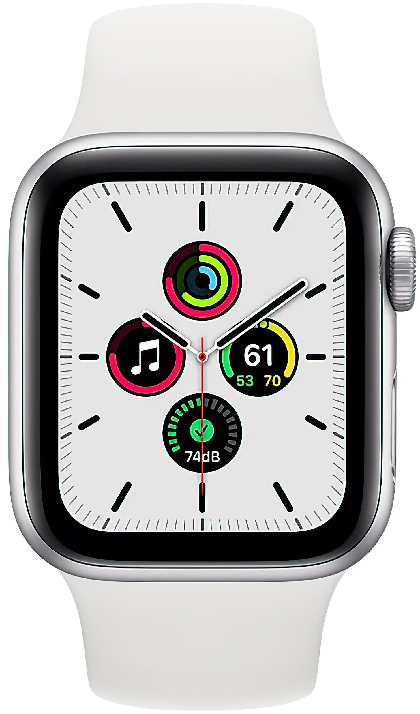 

APPLE Watch SE GPS 40mm Silver Aluminium Case with White Sport Band Regular