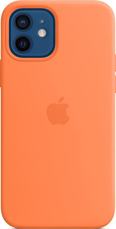

APPLE для iPhone 12/12 Pro Silicone Case with MagSafe Kumquat (MHKY3ZE/A), Оранжевый