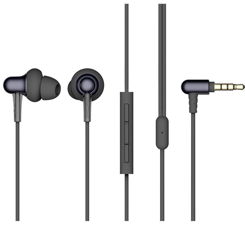 

1More E1025 Stylish Dual-dynamic Driver Mic Black, Чёрный