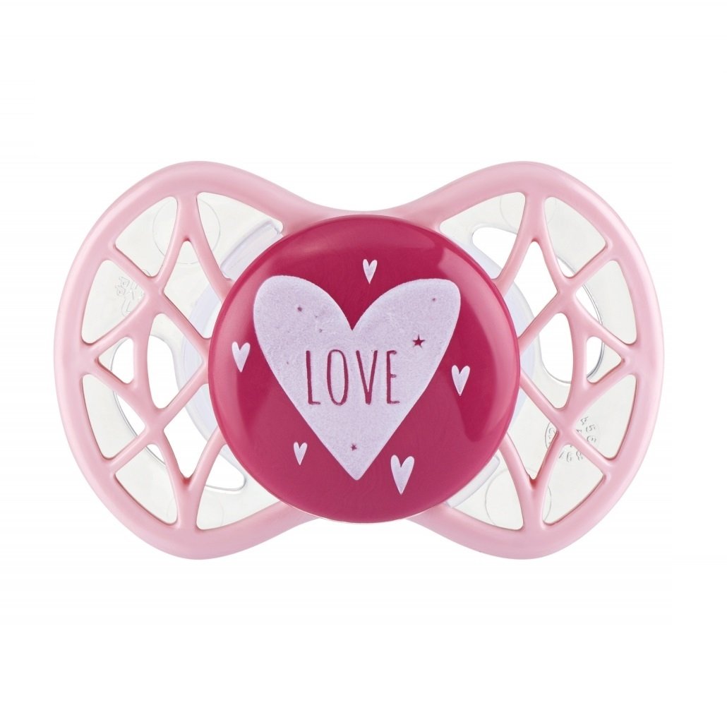 

NUVITA Air55 Cool 0m+ "LOVE" розово-персиковая (NV7064PR), Розовый