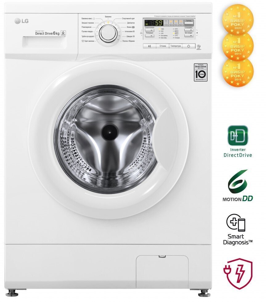 

LG F10B8NDR, Белый