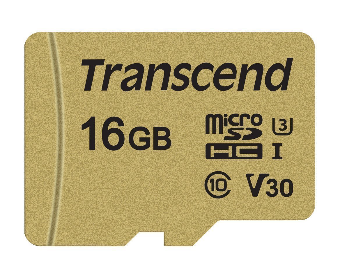 

TRANSCEND microSDHC 16GB 500S UHS-I U3 + ad (TS16GUSD500S)