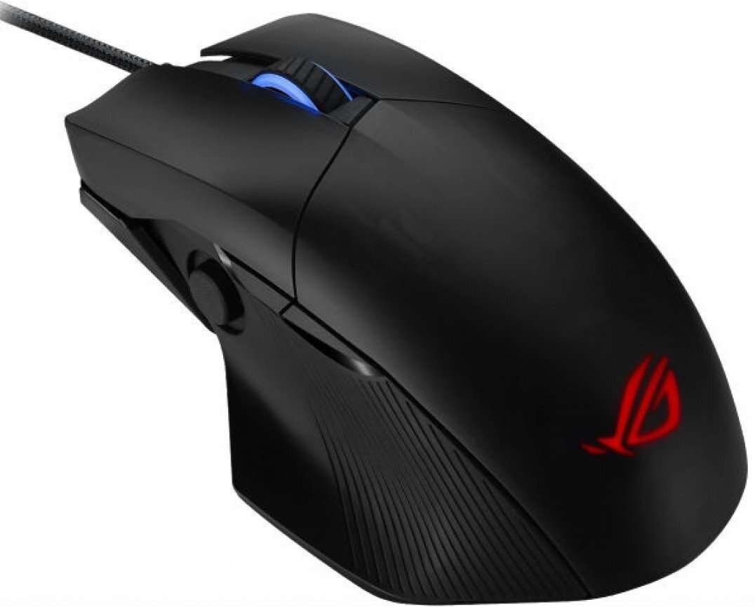 

ASUS ROG Chakram Core Optical USB Gaming Mouse (90MP01T0-BMUA00), Чёрный