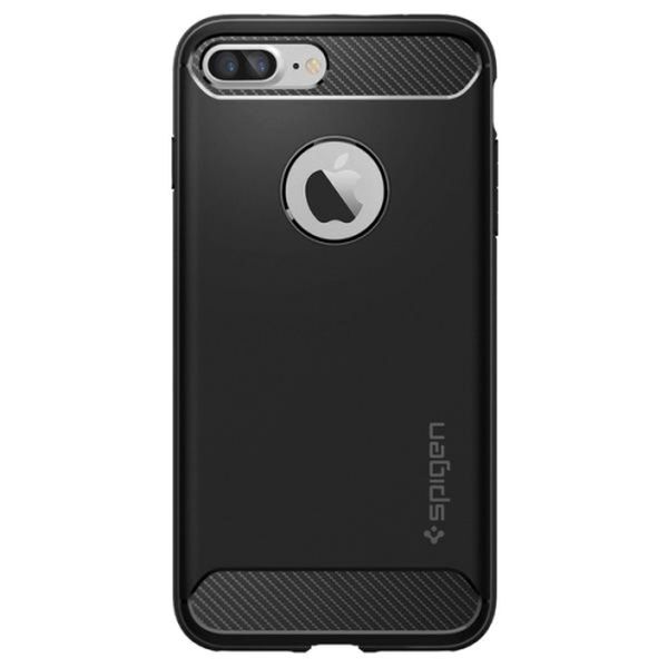 

Spigen для iPhone 8 Plus/7 Plus Rugged Armor Black (043CS20485), Чёрный