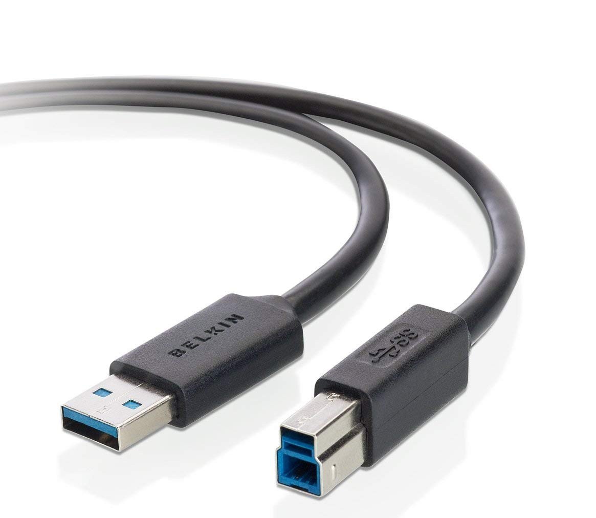 

BELKIN USB 3.0 AM/BM SuperSpeed DSTP, 1.8M,Pro Series (F3U159B06)