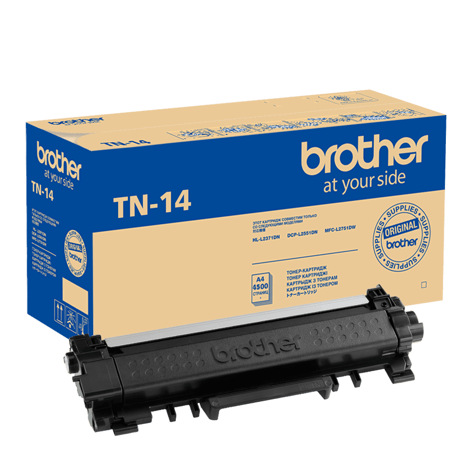 

BROTHER HL-L2371, DCP-L2551 (4500 страниц) (TN14)