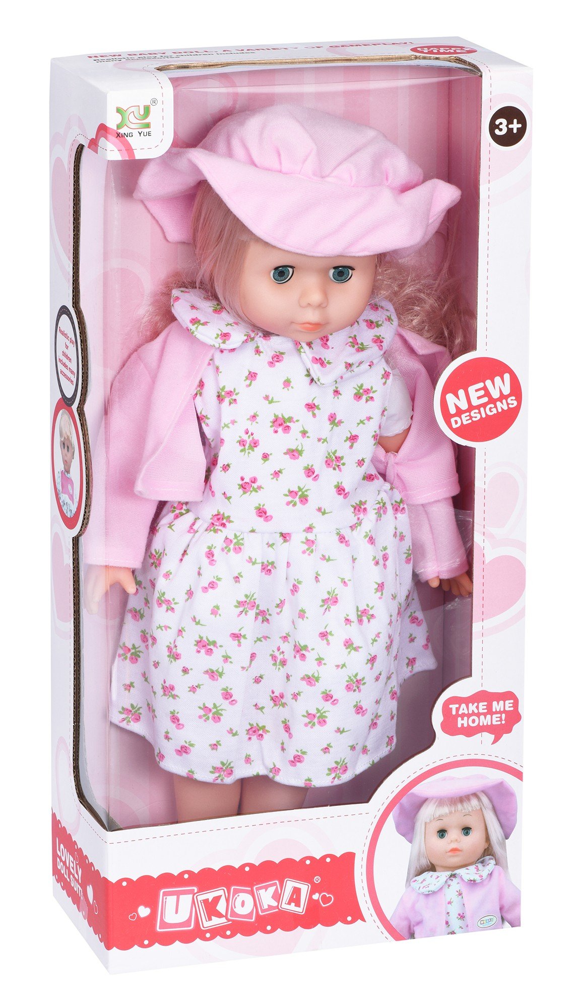 

Same Toy в шляпке розовый 45 см (8010CUt-1)