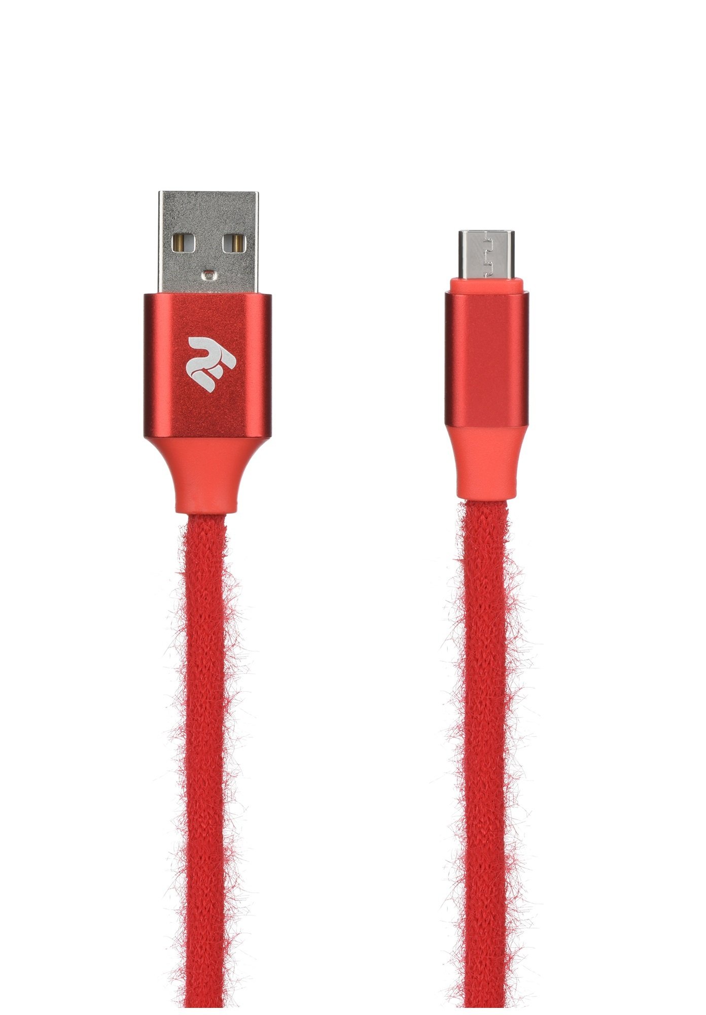 

2E Fur USB 2.4 to Micro USB Cable 1m Red (2E-CCMTAC-Red), Красный