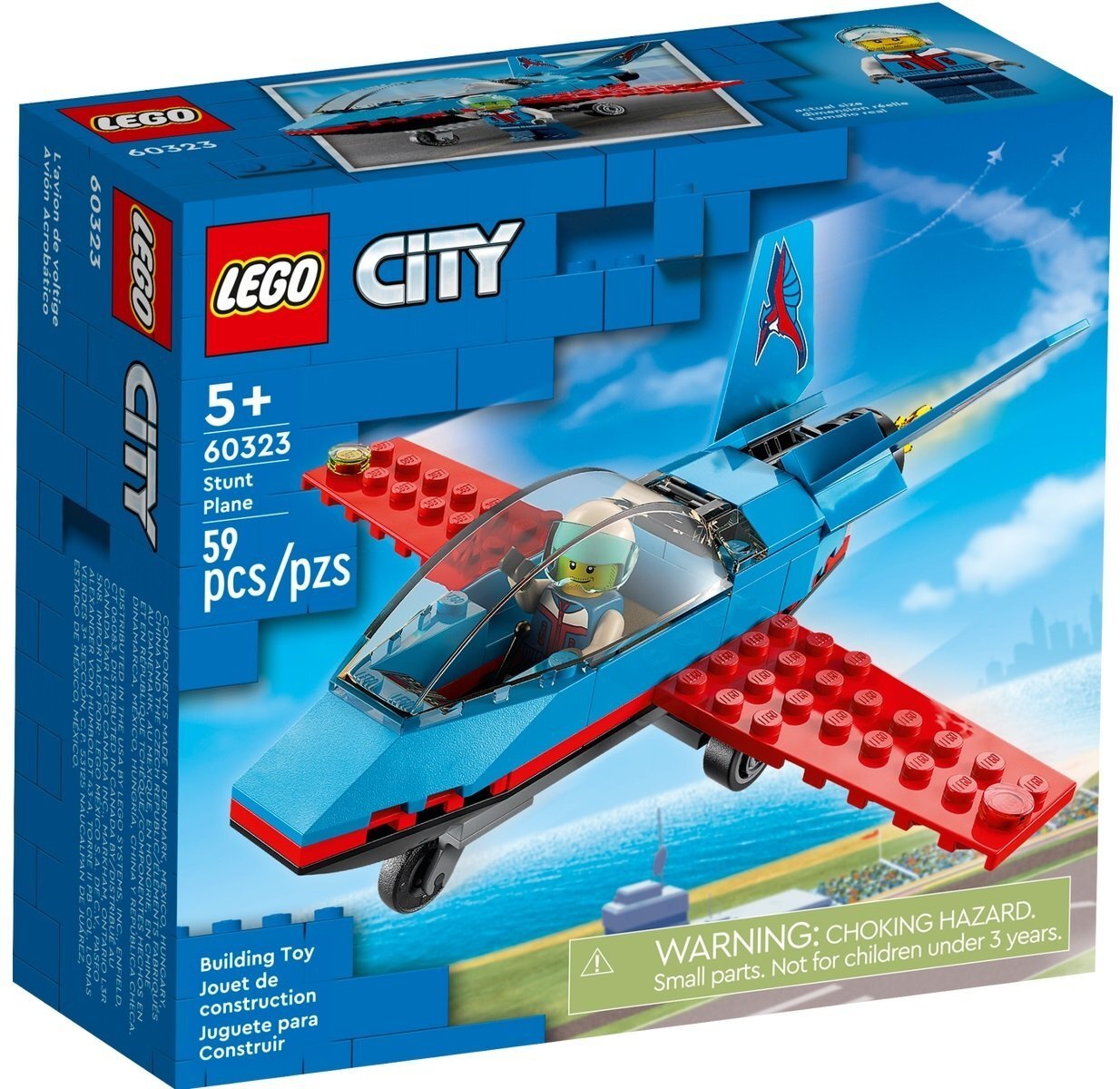 

LEGO City Каскадерский самолет (60323), Разноцветный