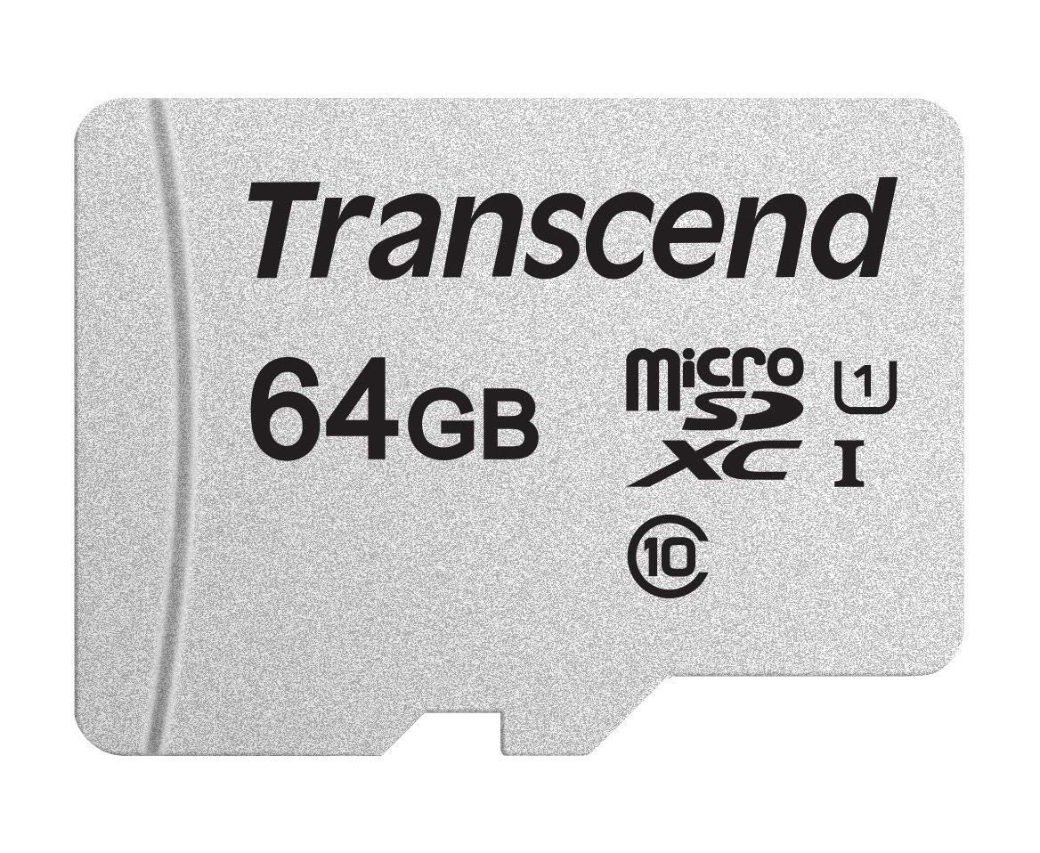 

TRANSCEND microSDXC 64GB 300S UHS-I U1 no ad (TS64GUSD300S)