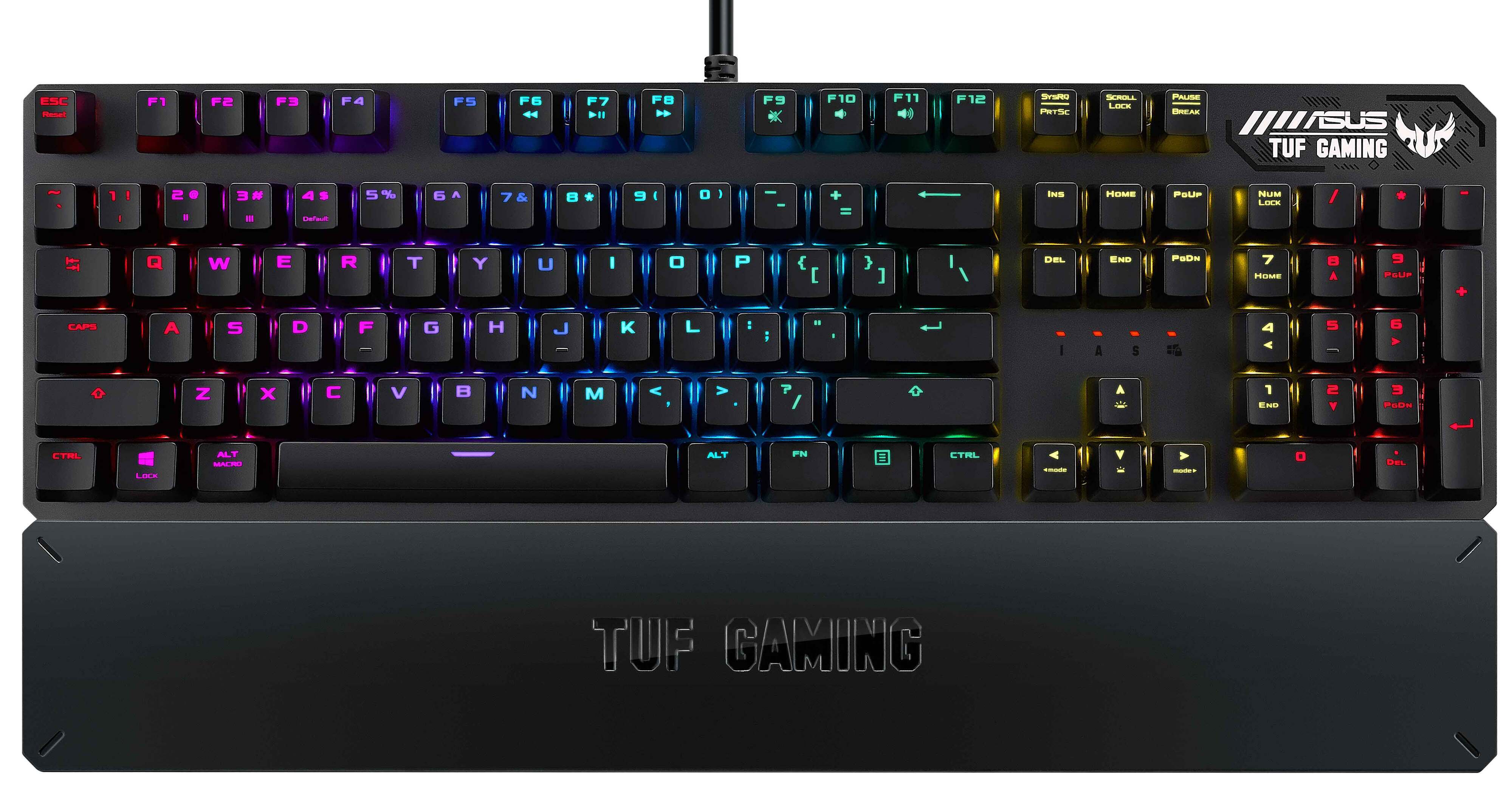 

ASUS TUF Gaming K3 Red Ru (90MP01Q0-BKRA00), Чёрный