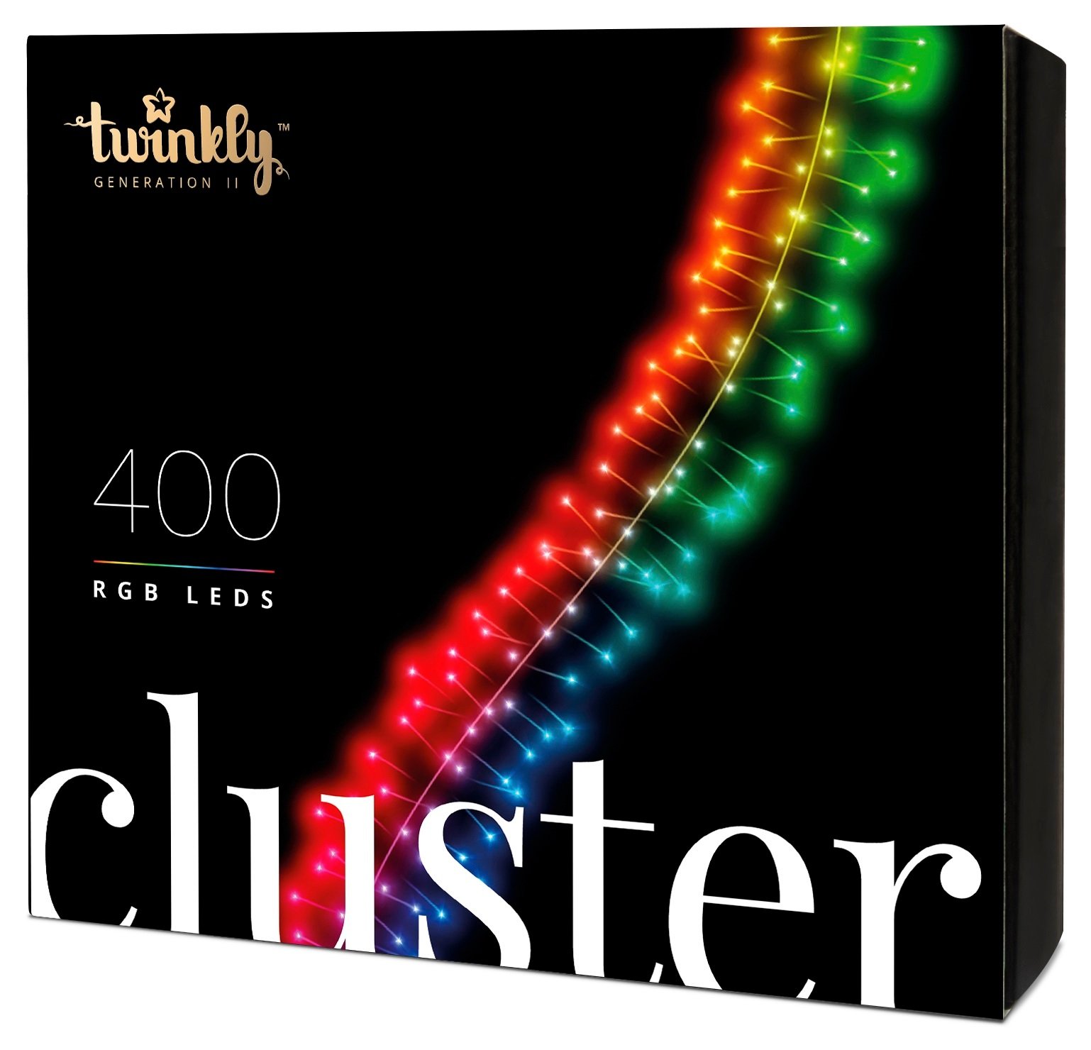 

Twinkly 600 ламп (LED) диаметр 4.3мм, разсеянная, плоская RGB линза (TWS600STP-BEU)