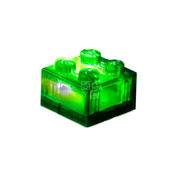 

LIGHT STAX с LED подсветкой Transparent зеленый 1 эл. 2х2 (LS-S11904-04), Зелёный