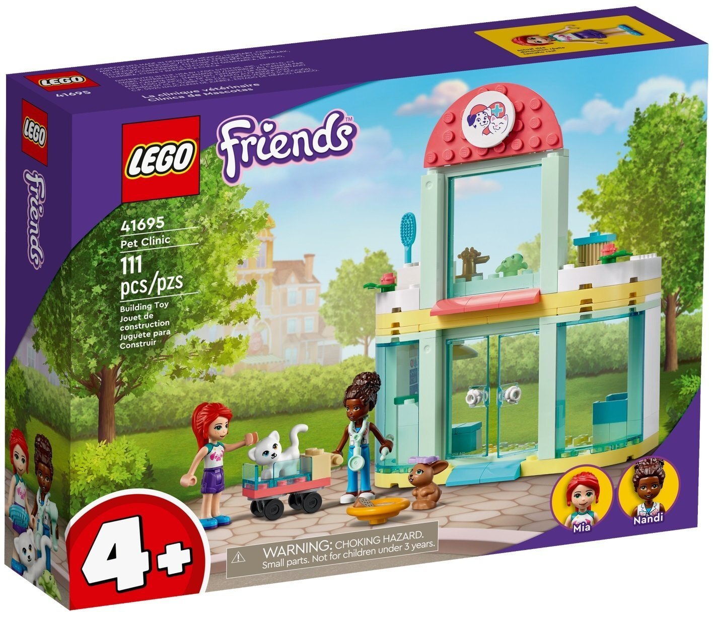 

LEGO Friends Клиника для домашних животных (41695), Разноцветный