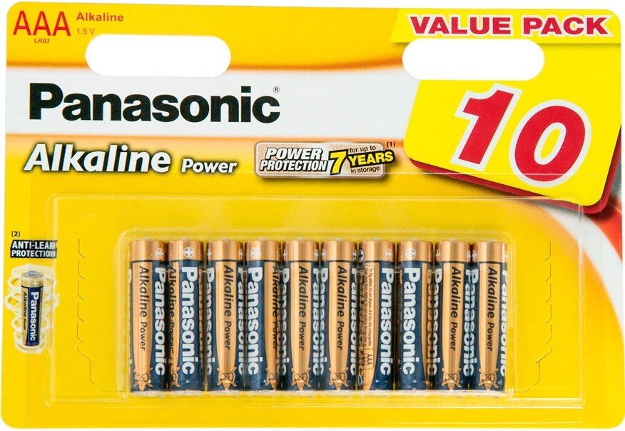 

PANASONIC ALKALINE POWER AAA BLI 10 (LR03REB/10BW)