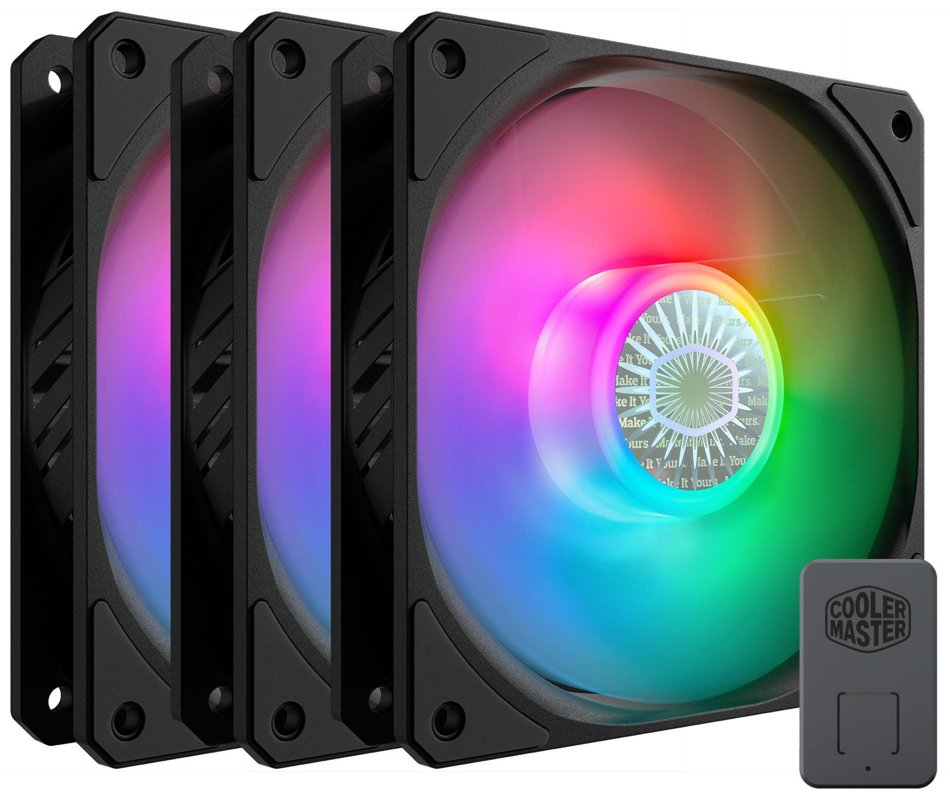 

Cooler Master SickleFlow 120 3in1 ARGB Sync + Wired ARGB Controller (MFX-B2DN-183PA-R1), Чёрный