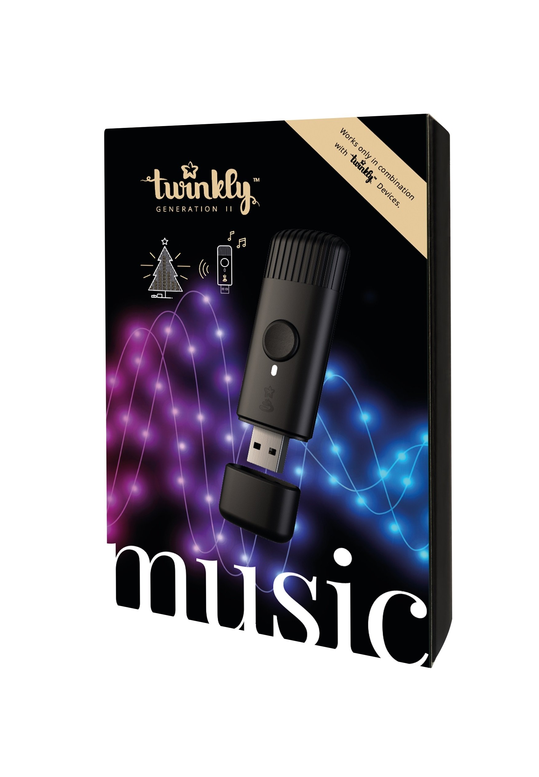 

Twinkly Music USB для GEN II Twinkly (TMD01USB), Чёрный