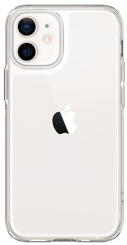 

Spigen для iPhone 12 Mini Quartz Hybrid Chrystal Clear (ACS01748), Прозрачный