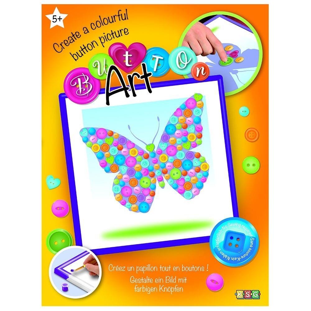 

Sequin Art BUTTON Butterfly (SA1528)