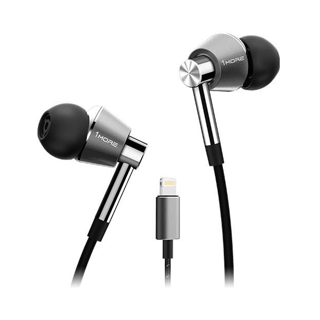 

1More Triple Driver Mic Silver (E1001-L-SILVER), Серебристый