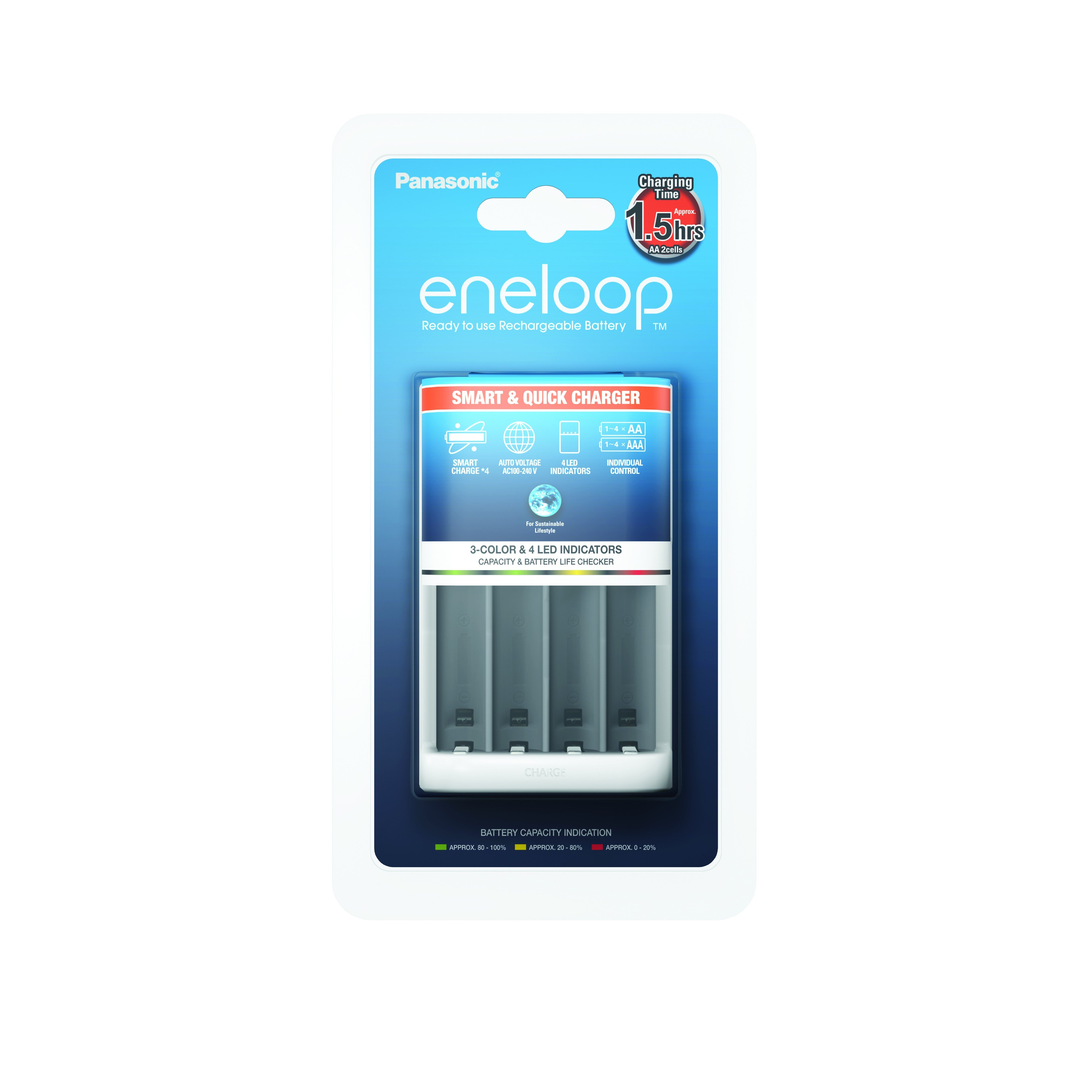 

PANASONIC Smart-Quick charger (BQ-CC55E)